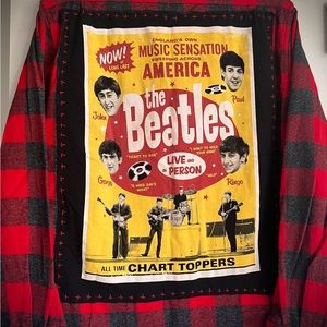The Beatles vintage flannel shirt